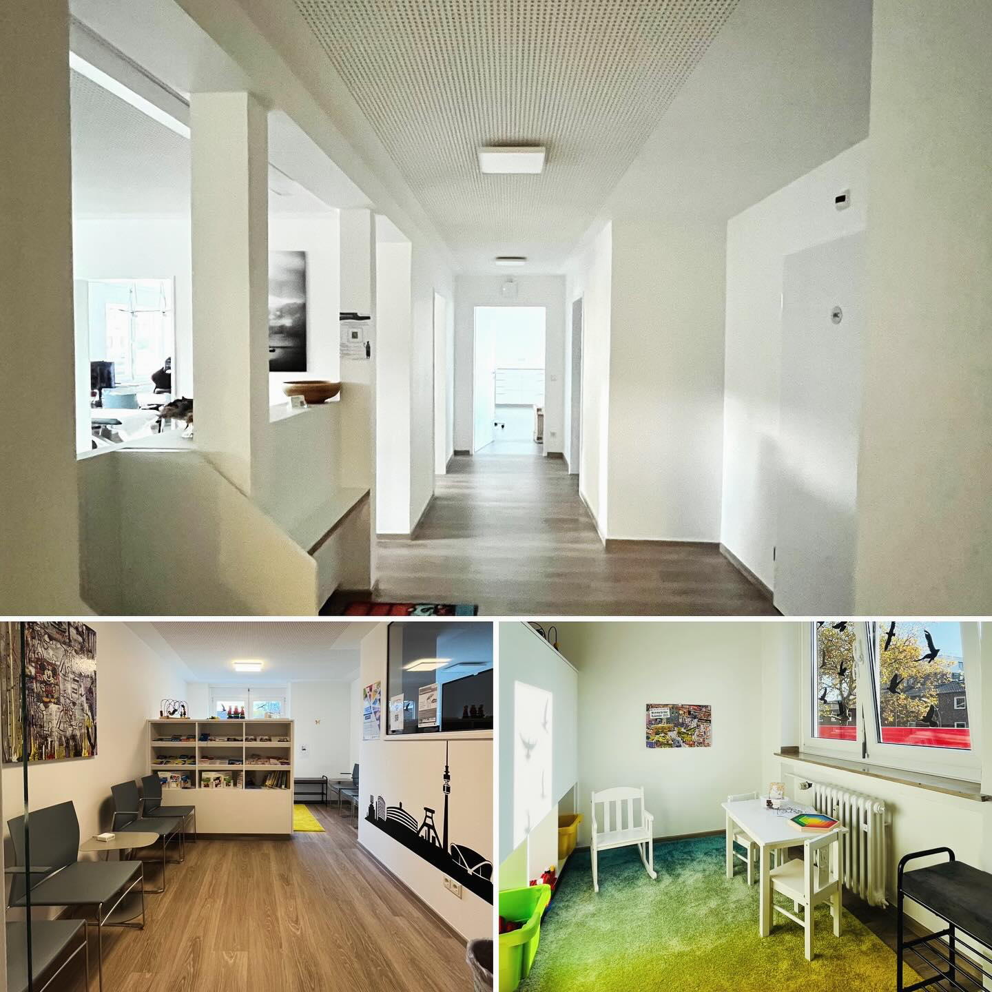 Erste Blicke in die fertige Praxis, September 2024